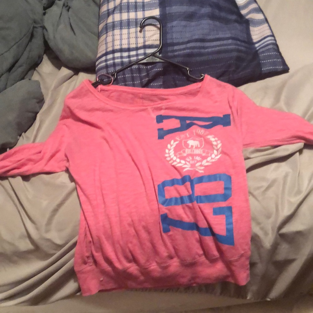 a long sleeve pink aeropostale’s shirt